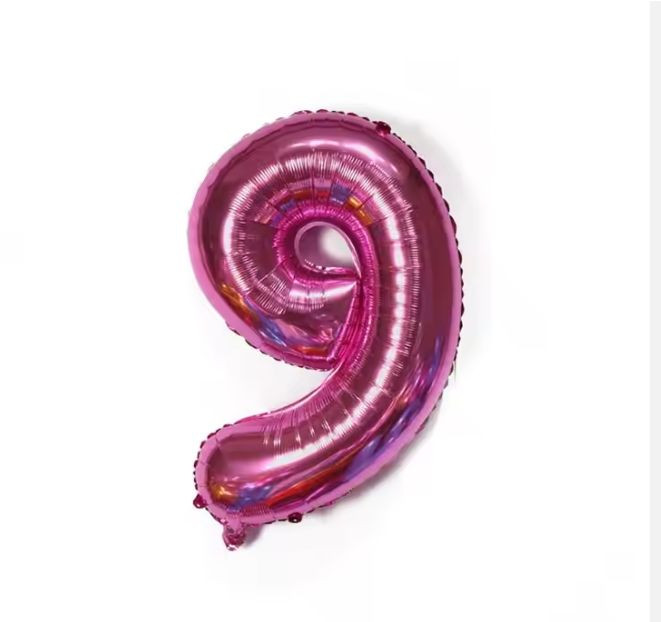 16 Number Balloons for Baby Showers and Birthdays – Helium Foil Balloons