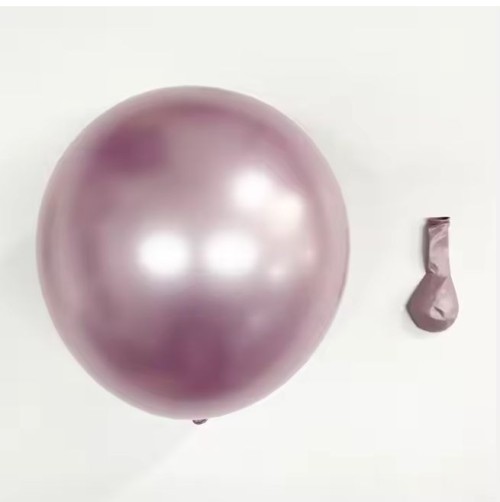Customized Round 100 Silver Metallic Latex Balloons for Special Events and Celebrations