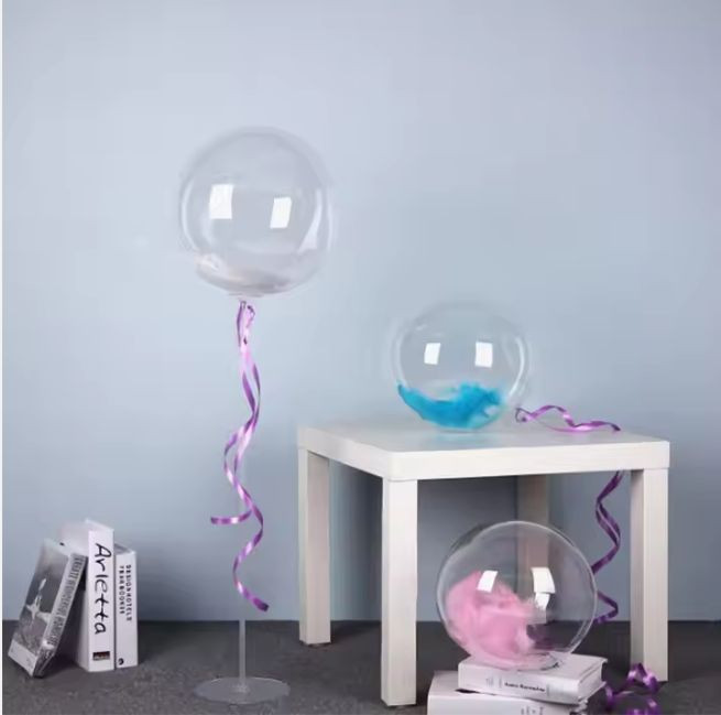 Event Wedding Decoration LED Light-Up Colorful Bobo Balloons with stand